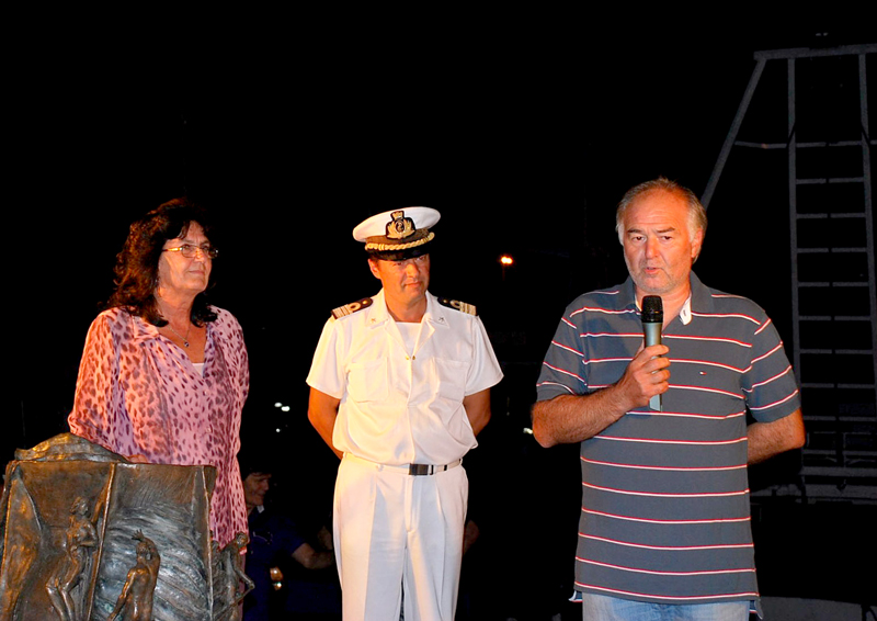 Festa per il ritorno in mare dei pescherecci: gli interventi di Benedetta Trevisani, il vicecomandante del porto Tosti e l'assessore Trevisani